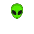 FROND MEDIA Maskot Alien Web Technologies with Logo